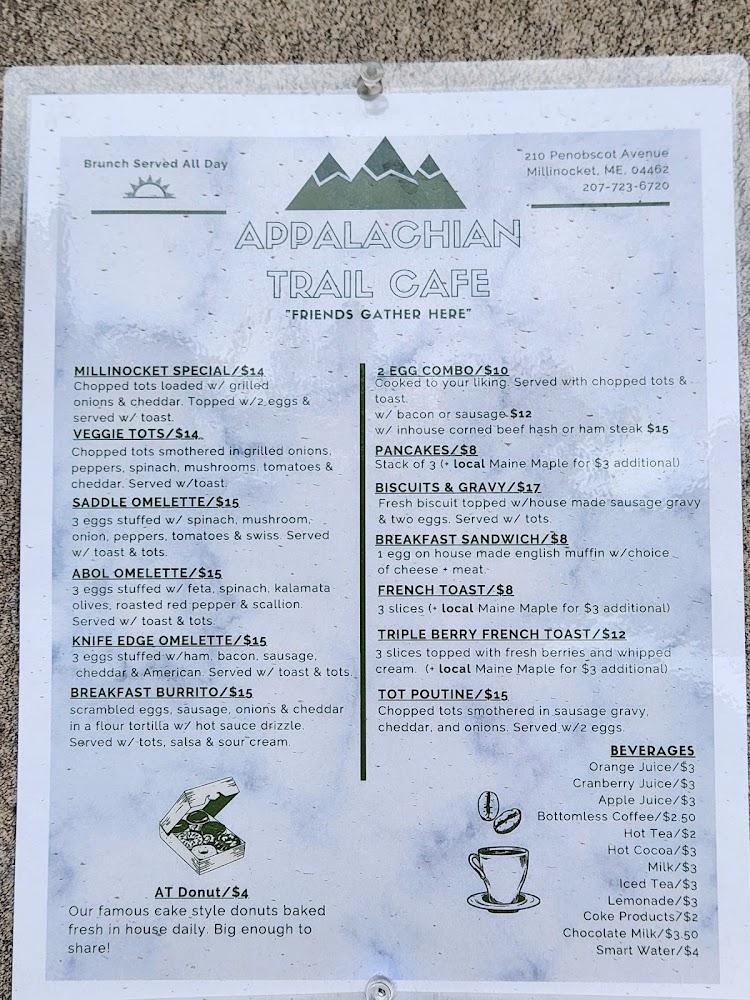 The Appalachian Trail Cafe Menu image 2